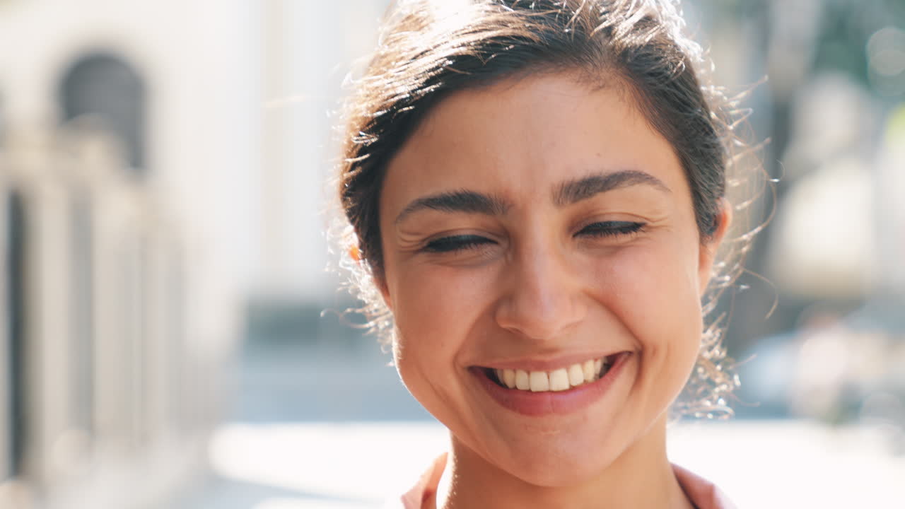 retrato de mujer sonriente