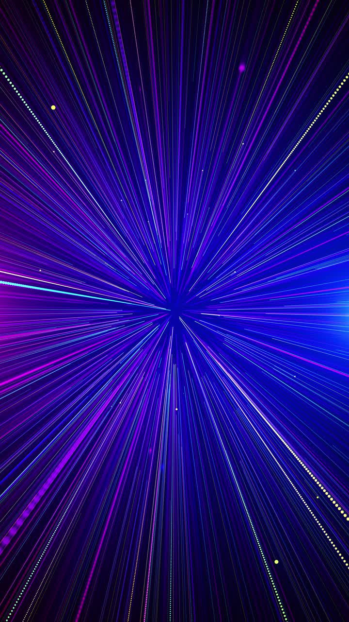 Futuristic sci fi lines abstract tunnel of spectrum multicolor spectrum background bright rays of