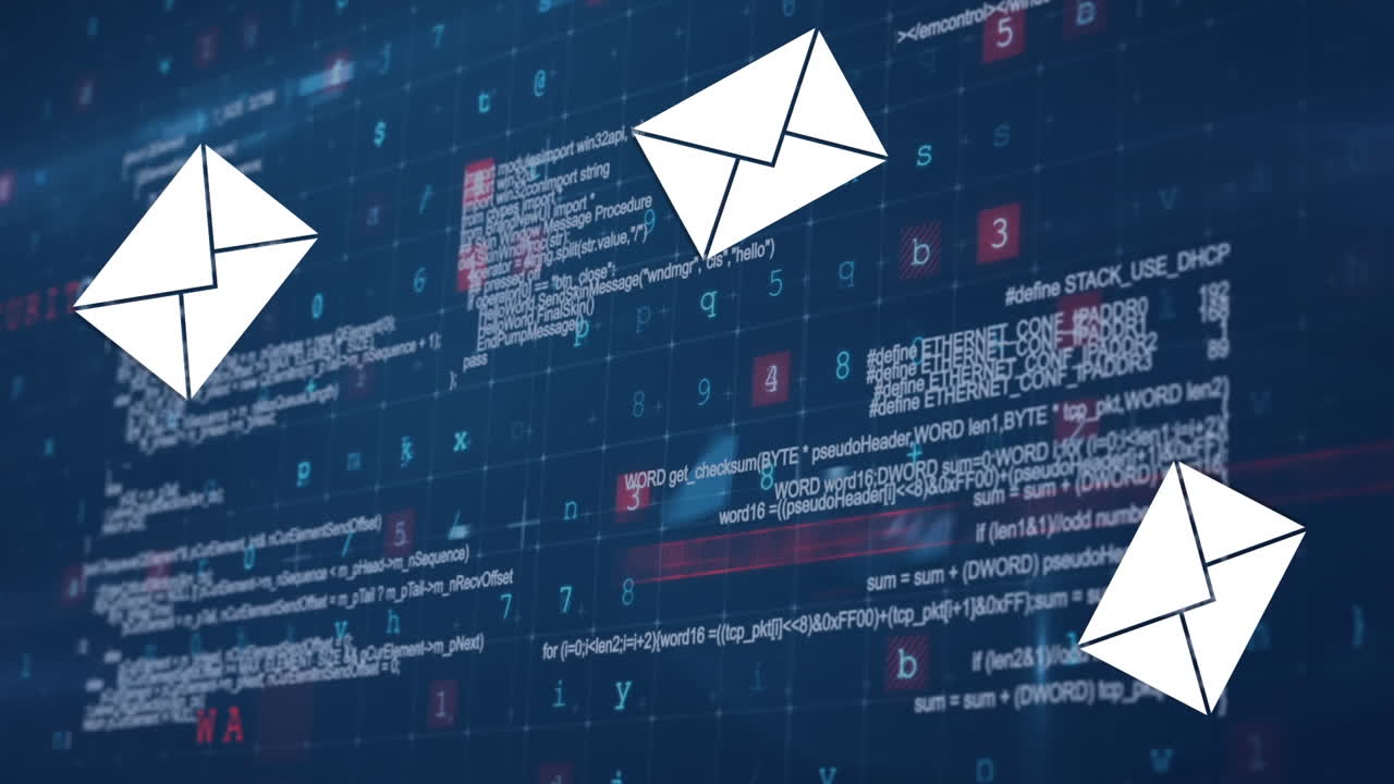 экран, заполненный кодами и цифрами