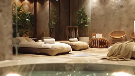 luxury spa interior