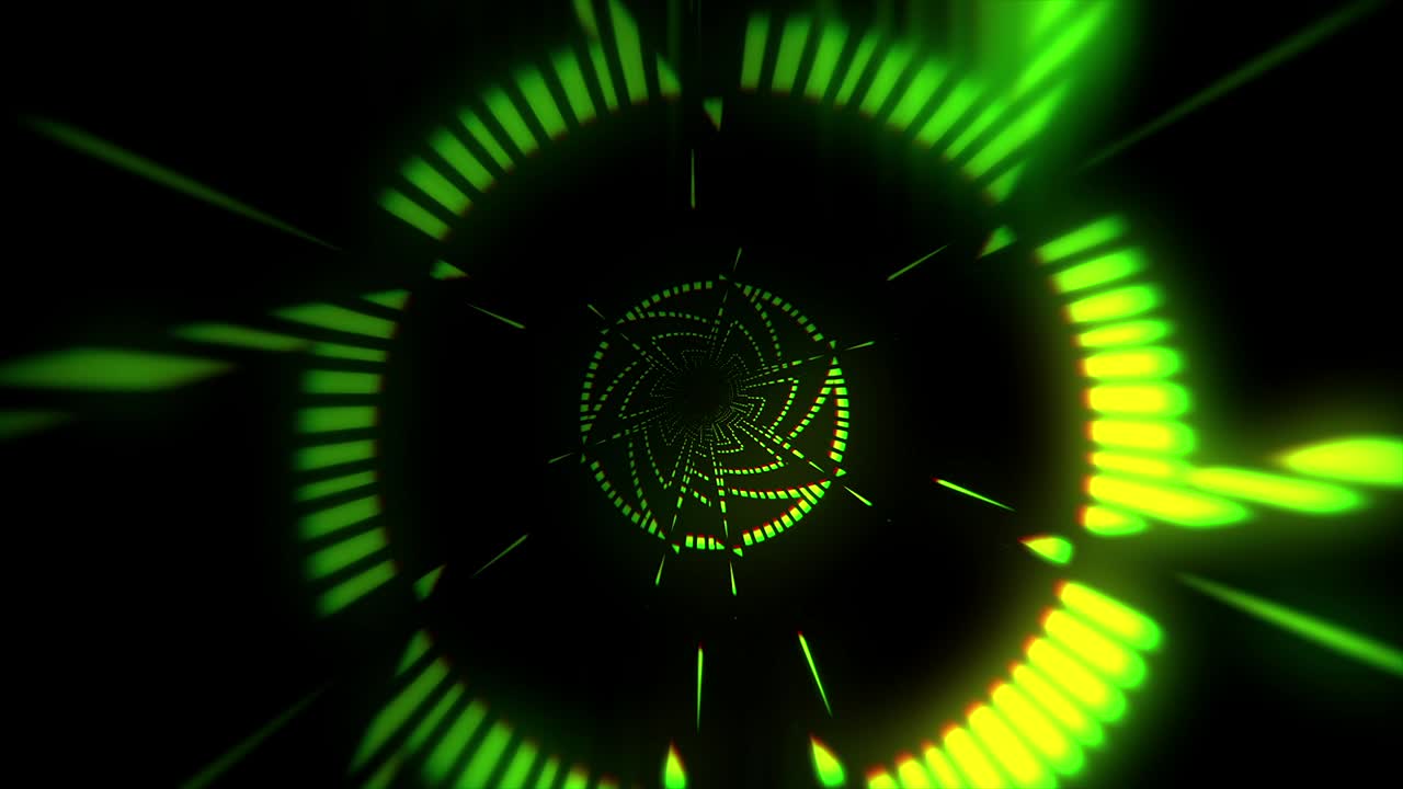 Tunnel VJ astratto creativo