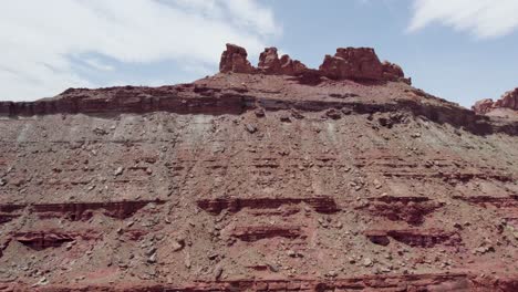 Aerial-landscape-Moab,-Utah