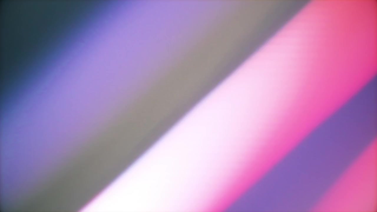 Abstract Light Leaks and Lens Flares Transitioning Colors