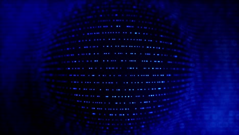 4k fondo azul de ciencia ficción sin costuras con estructuras radiales, las partículas oscilan y se mueven suavemente, como elemento de gráficos de información en el panel de ciencia ficción hud. 1