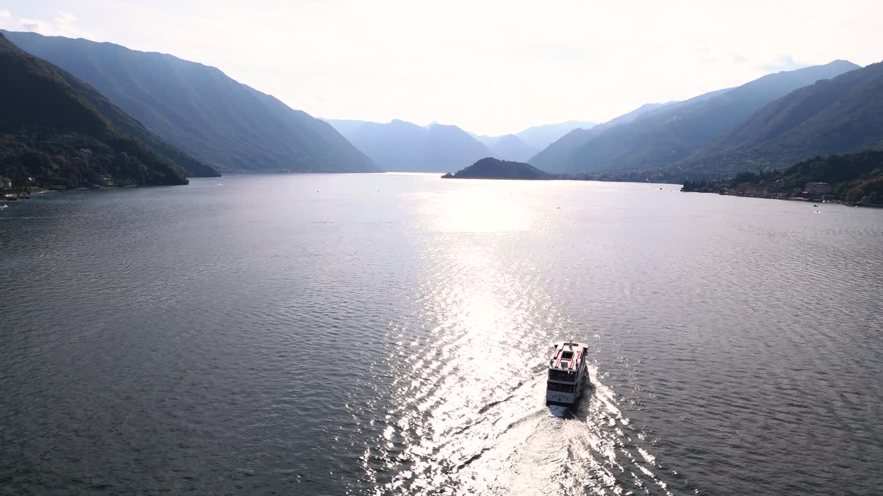 Ferry at Lake Como Italy