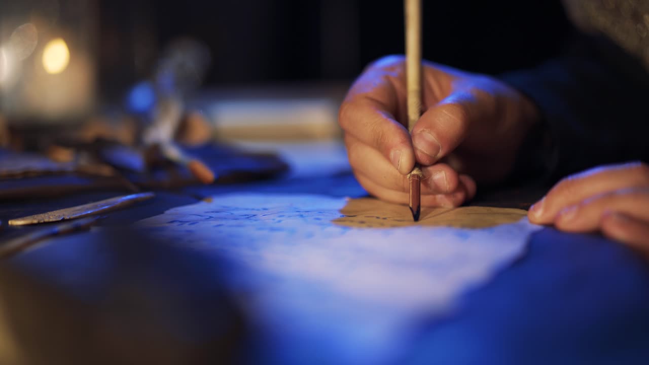 종이와 펜이 무너졌어요.