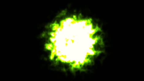abstracto poderoso infierno energía verde sobrecarga y cambio a la energía infinita
