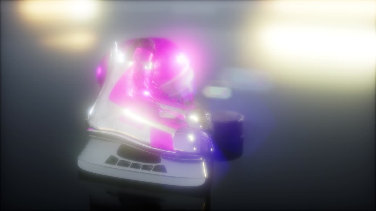 equipo de hockey en la oscuridad