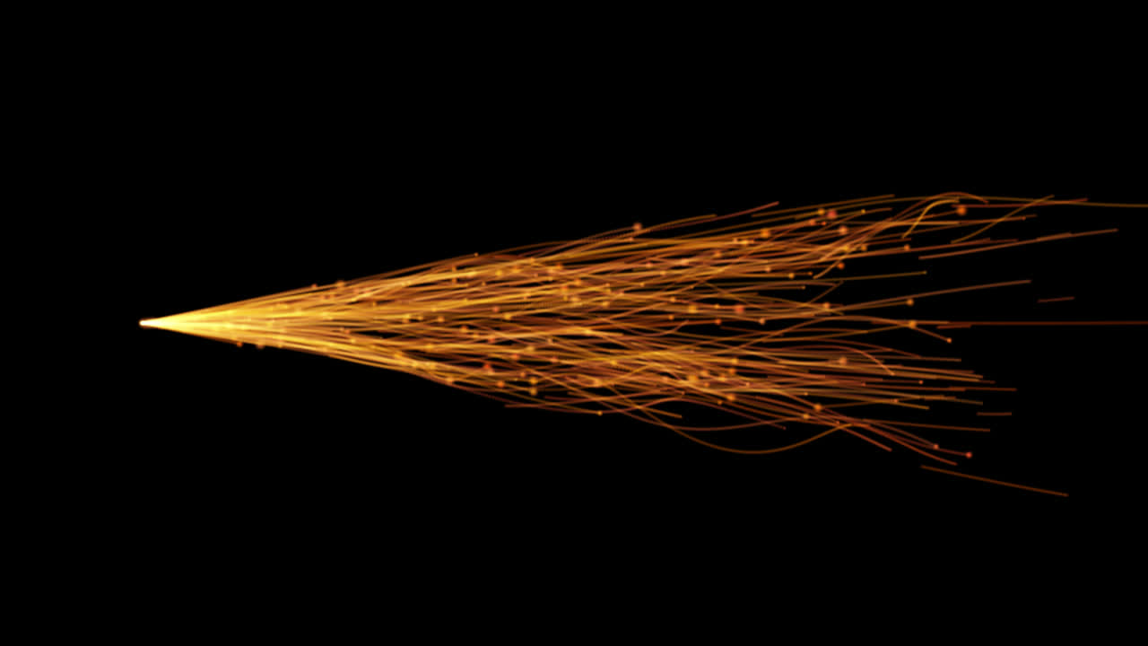 corriente de fuego abstracta