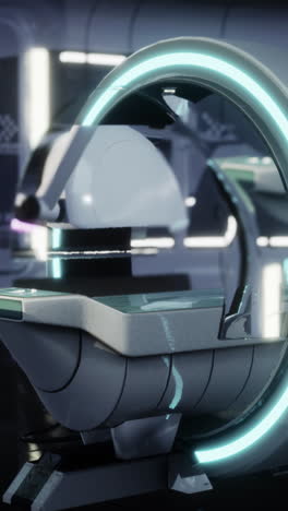 futuristic medical scanner