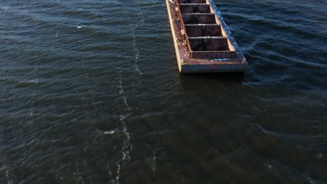 An-aerial-view-of-Hempstead-Bay-during-a-cold-winter-day