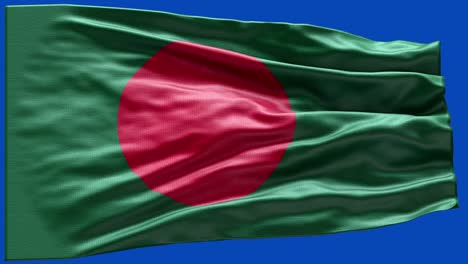4k highly detailed flag of bangladesh - bangladesh flag high detail - national flag bangladesh wave pattern loopable elements