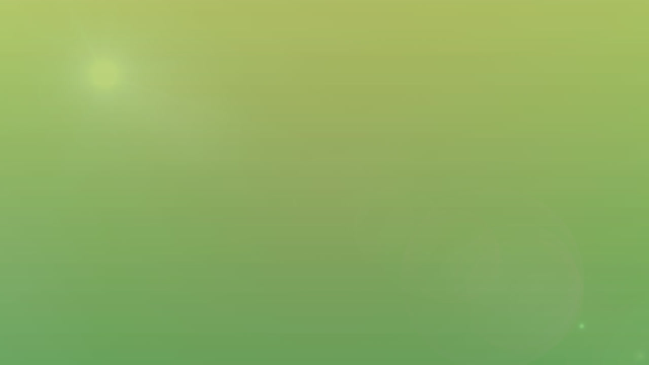 animación de luces desenfocadas que se mueven al azar sobre un fondo verde