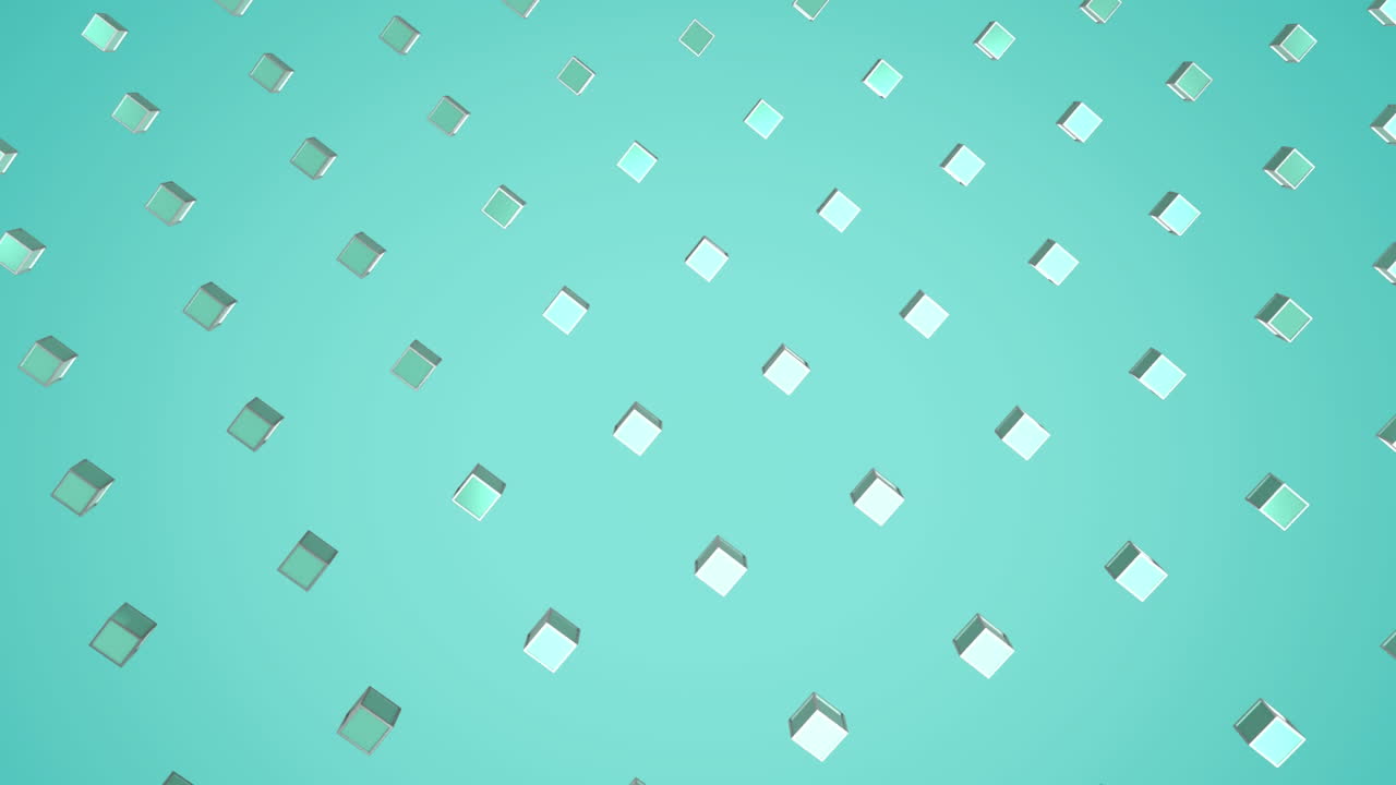 3d 금속 사각형 이동