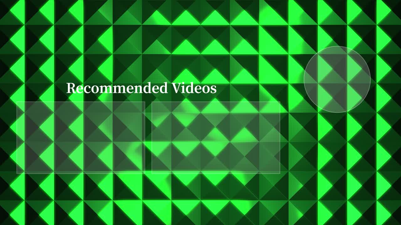 금속 반사 크리스탈 광채 엔드 카드 엔딩 스크린 모션 그래픽