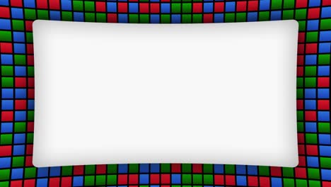 marco de rectángulos de colores fondo animado