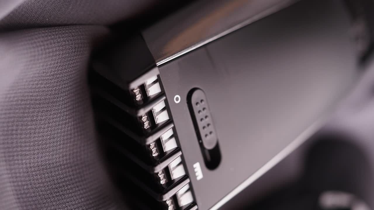 Close-up of a Black Electric Hair Clipper