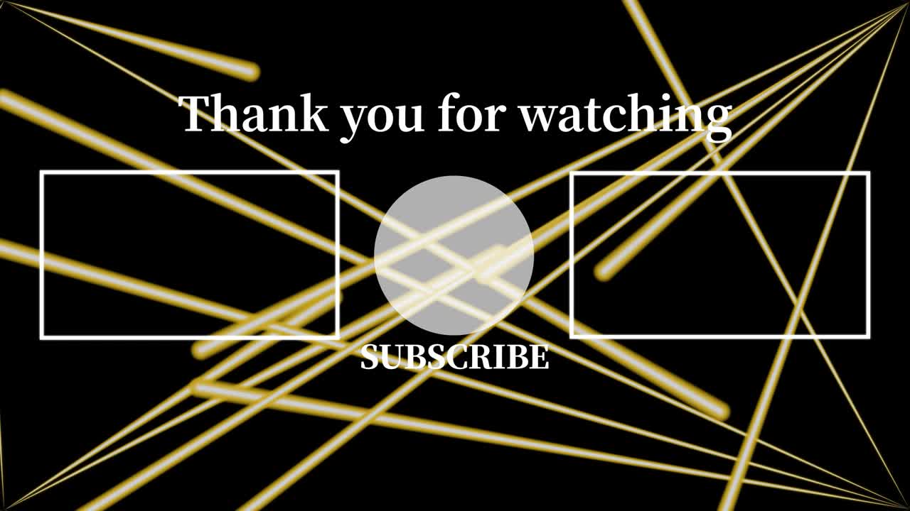 레이저 스테이지 세트  엔드 카드 엔딩 스크린 모션 그래픽