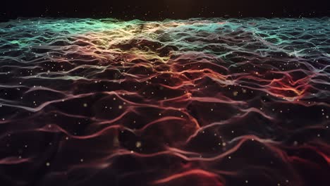 abstract wave pattern animation background