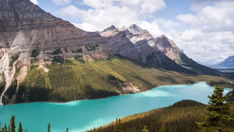 Motionlapse-In-Peyto-Lake,-Alberta,-Gemacht-Mit-Dem-Dji-Ronin-S