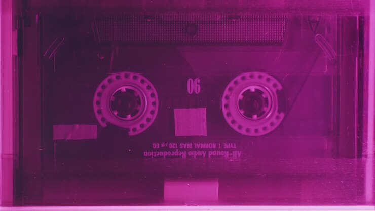 Vintage Pink Cassette Tape