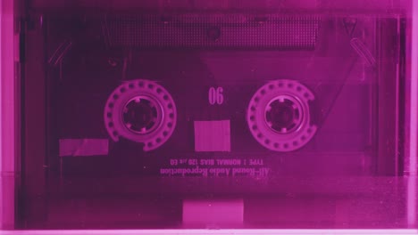 vintage pink cassette tape