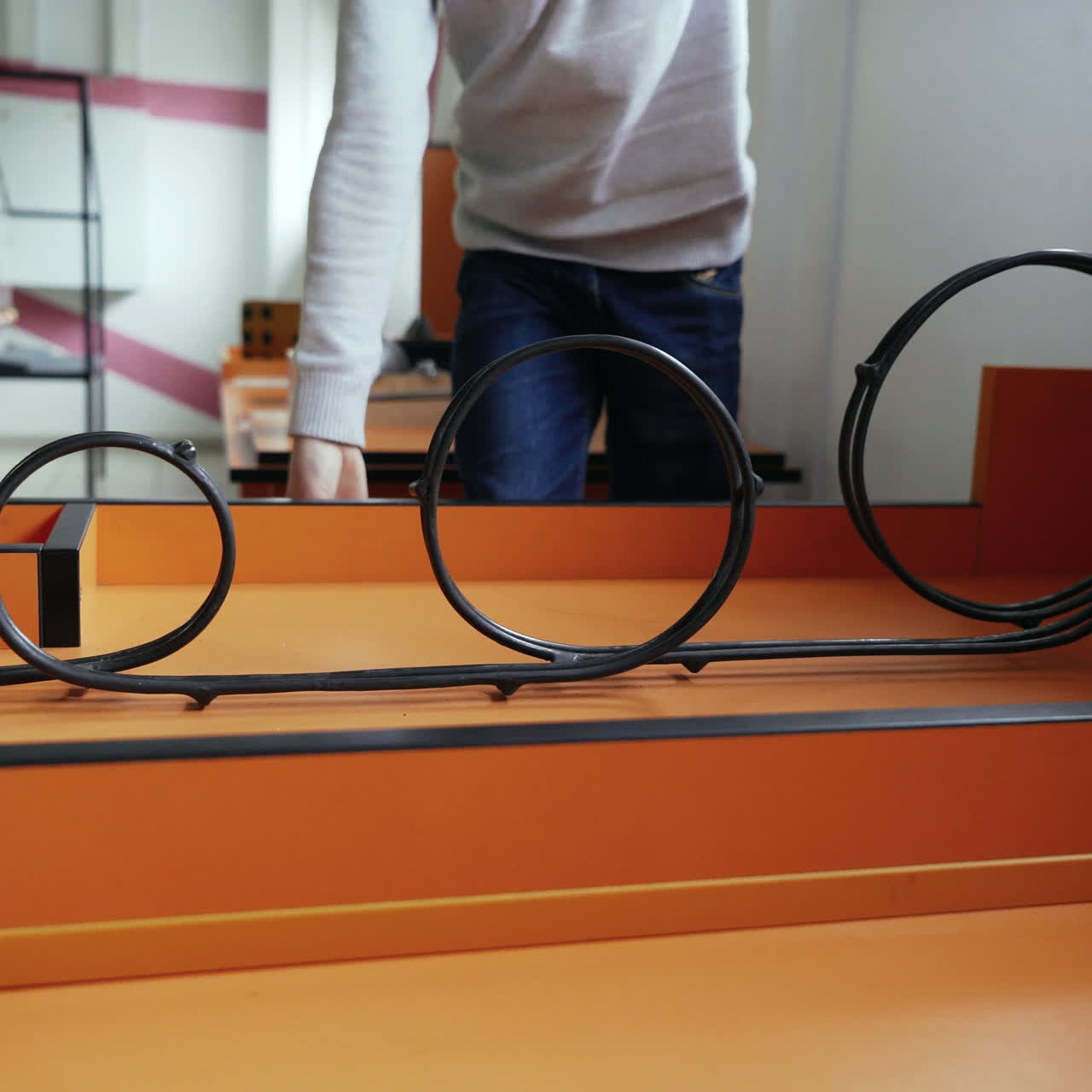 Boy conducts research experience. Museum of entertaining sciences Square video