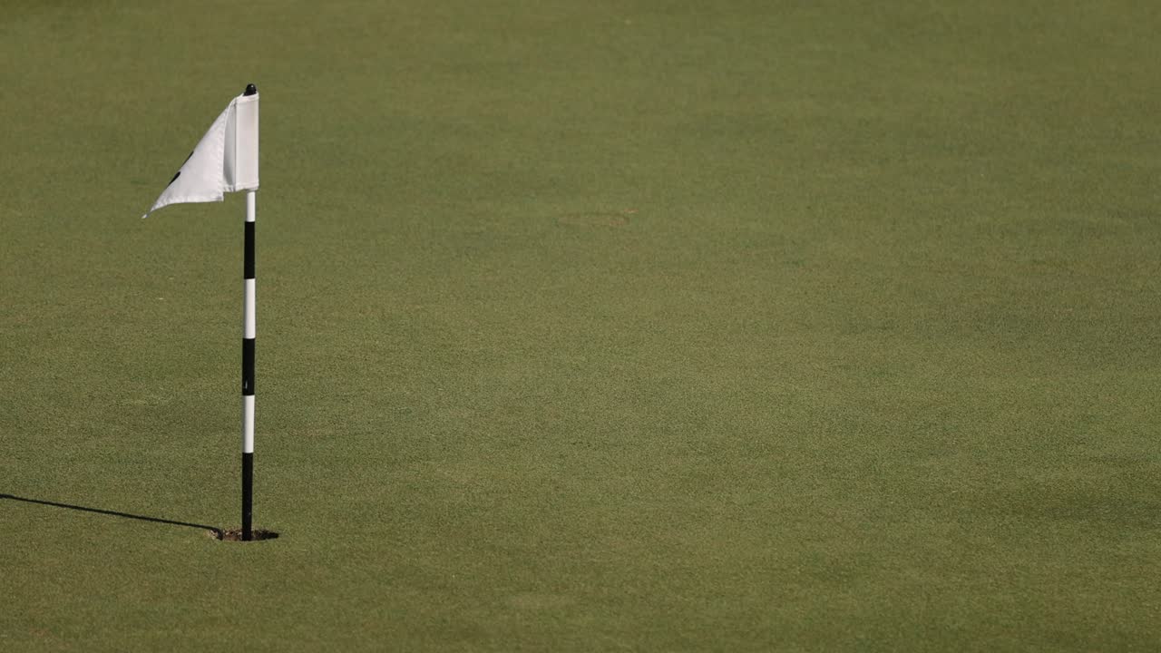 골프 발이 앞뒤로 흔들리고