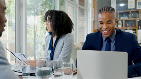 Laptop,-planning-and-a-business-black-man