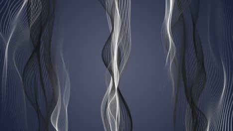 animación fantástica con objeto de onda de partículas en cámara lenta, 4096x2304 bucle 4k