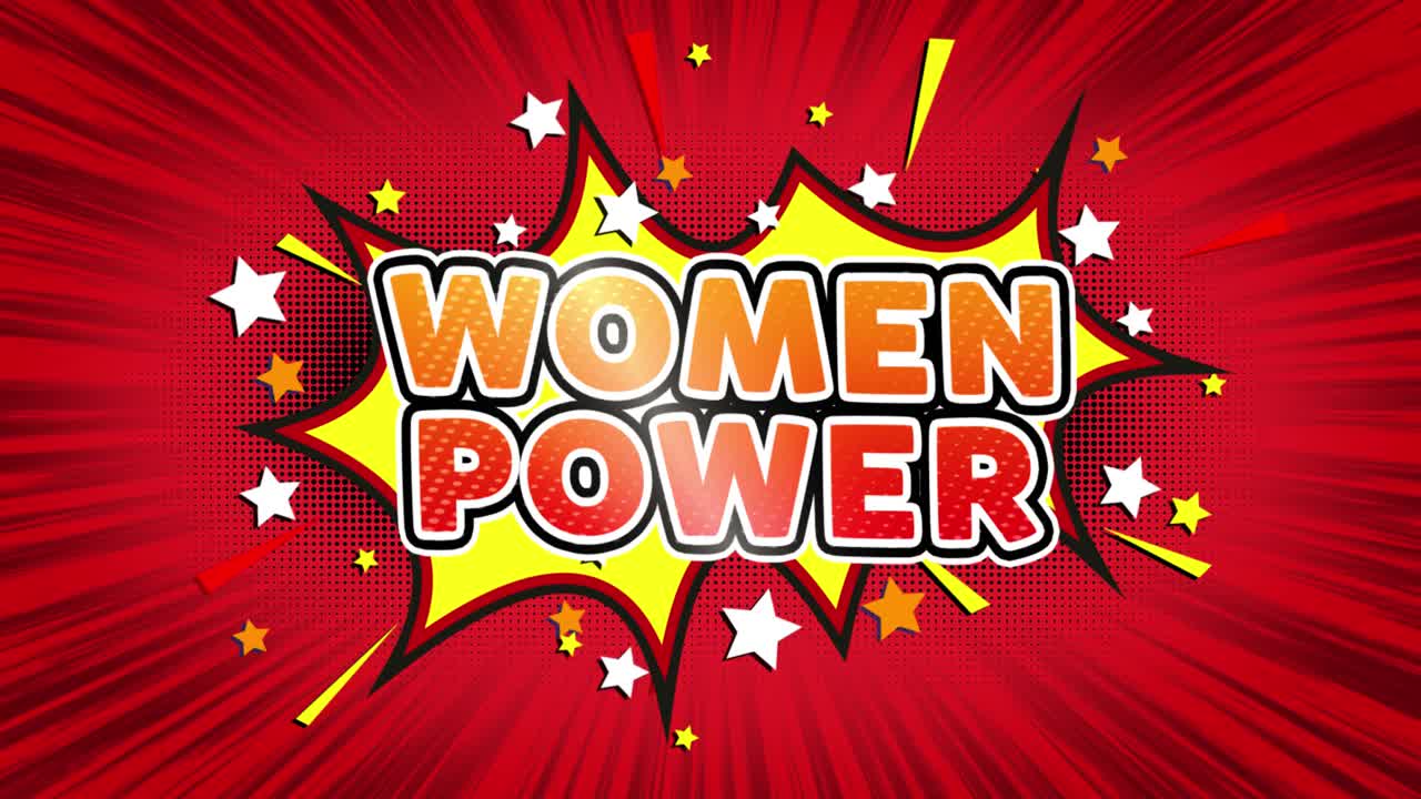 Design Gráfico Estilo Quadrinhos Poder Feminino