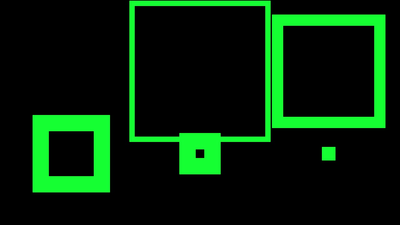 Shape animation square motion graphics