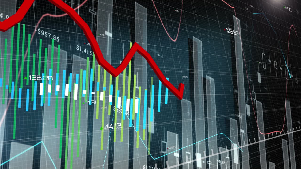 Animation of statistics and financial data processing over grid