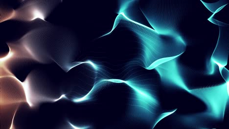 4k abstract waving lines