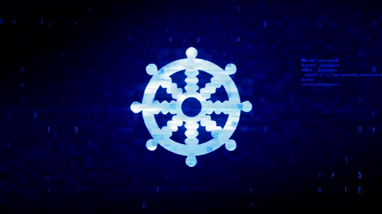 Wheel of Dharma Symbol Animation
