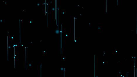 green particles lines
