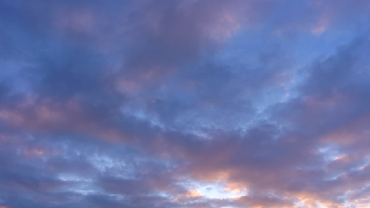 Clouds in the sky. Time Lapse
