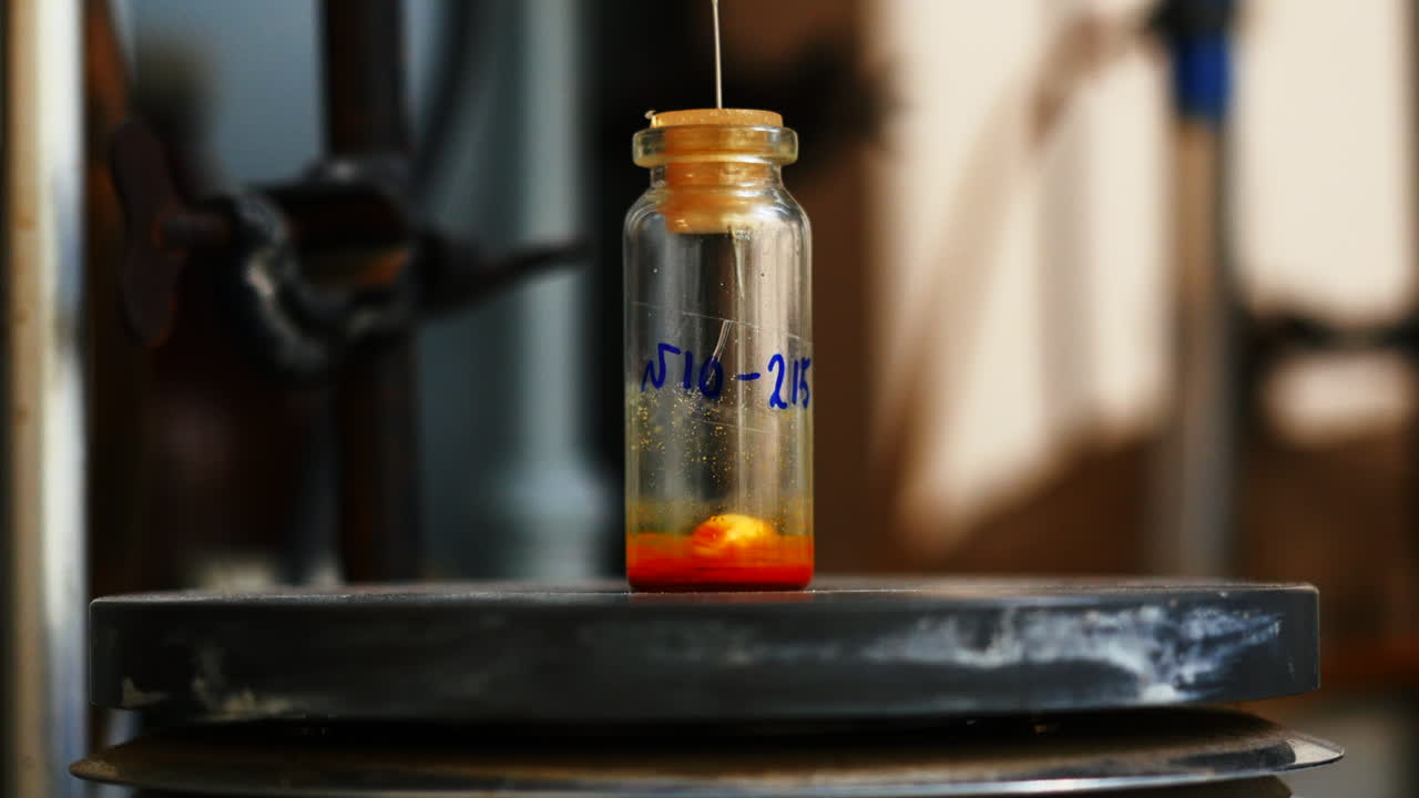 Chemical Experiment in Laboratory Setting