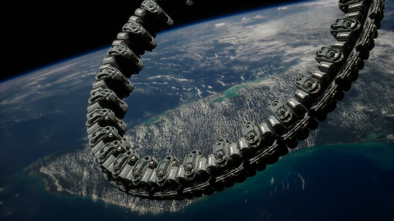 지구  ⁇ 도에 있는 미래의 우주 정거장