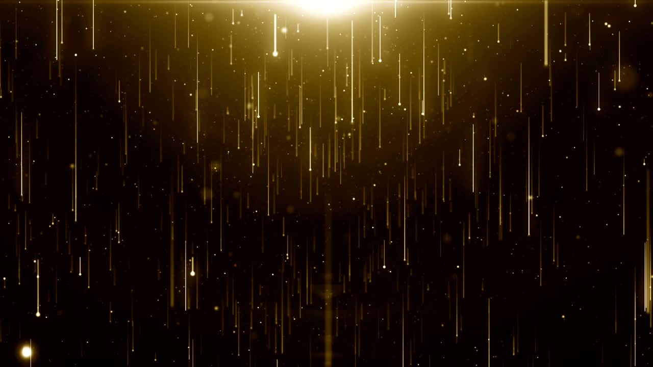 입자 금 반이는 보케상 먼지 추상적인 배경 루프