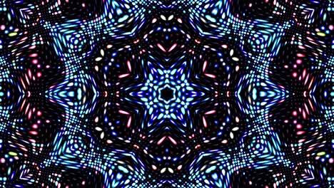 line wave motion, colorful circle shape, on a black background