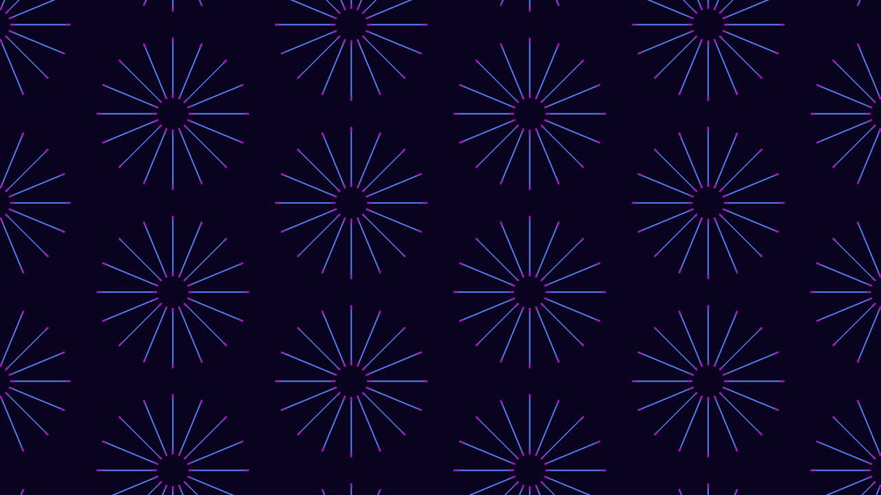 Blue and purple circular line pattern vibrant and dynamic energy