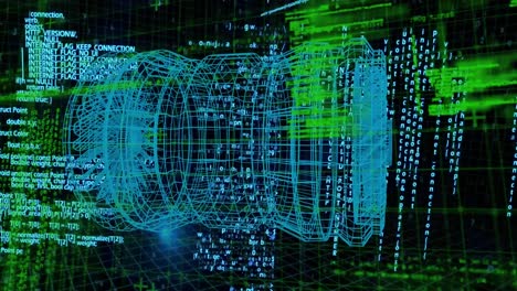 Animation-of-data-processing-over-schema