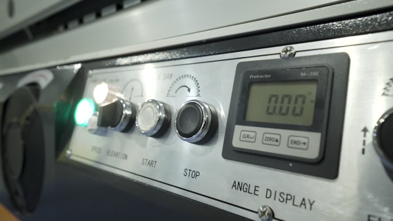 Industrial Machine Control Panel