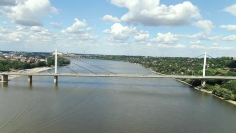 Bridge-of-freedom,-Most-Slobode,-Novi-Sad,-Serbia