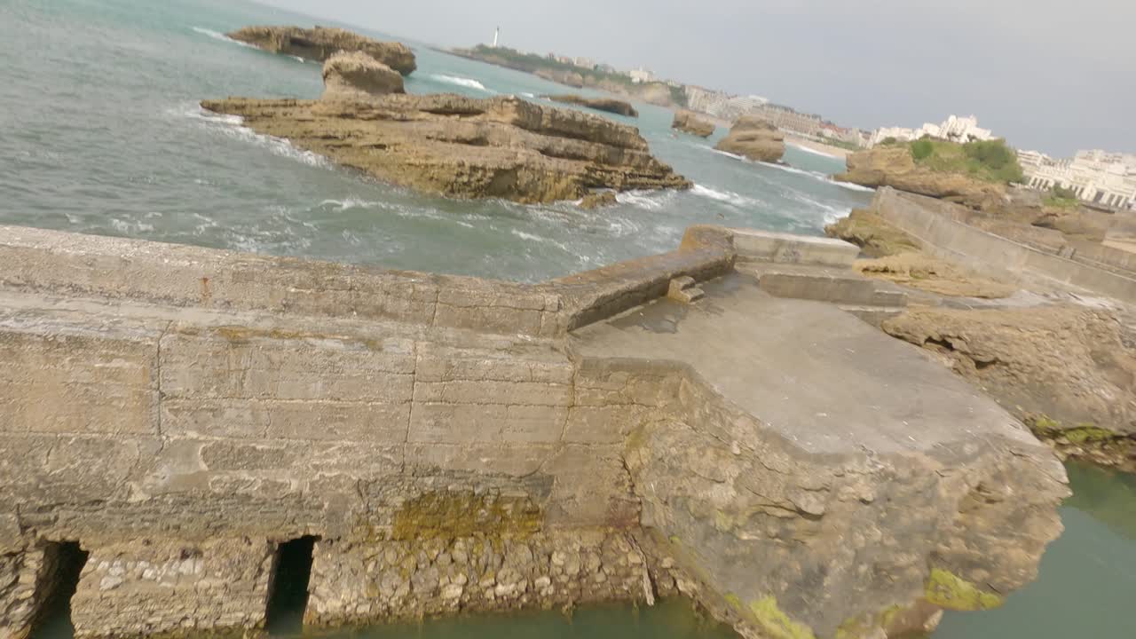 el puerto de los pescadores o puerto de pescadores, biarritz en francia