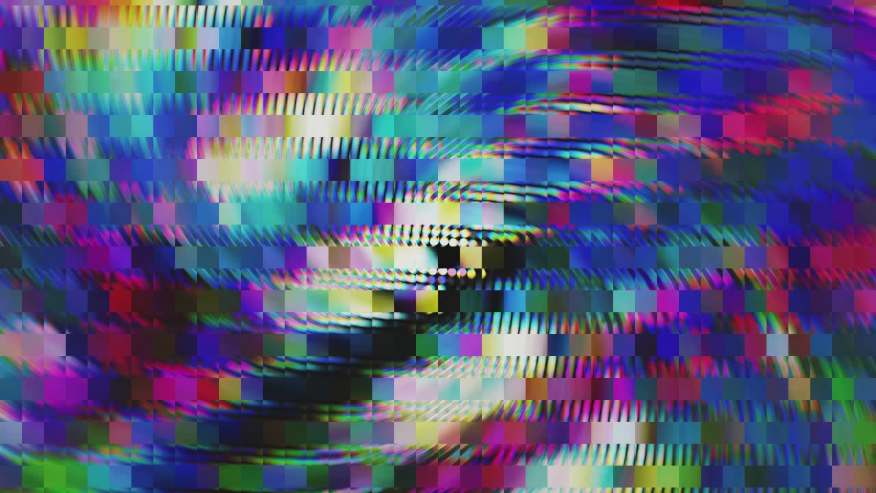 Moving kaleidoscope. 4K motion graphics