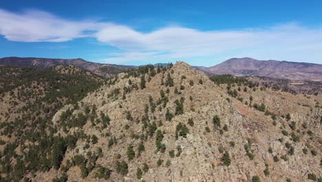 mountain range aerial reveal shot 4k