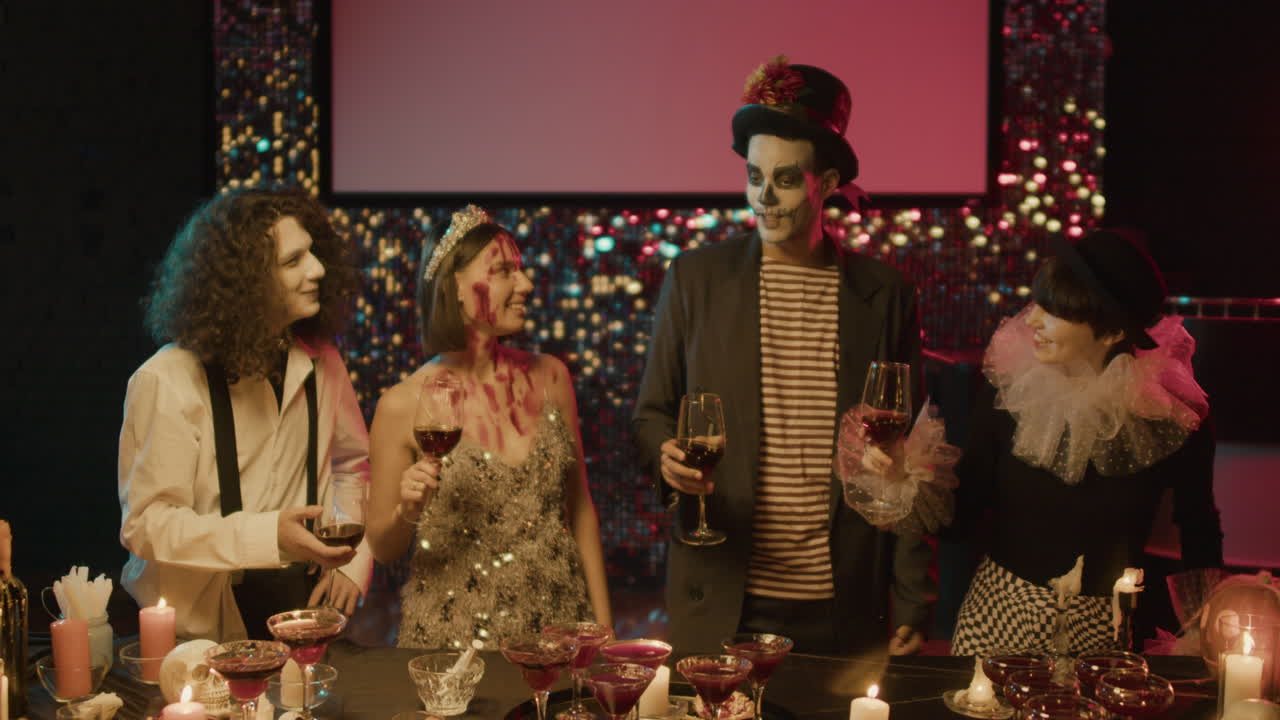 할로윈 테이블 설정