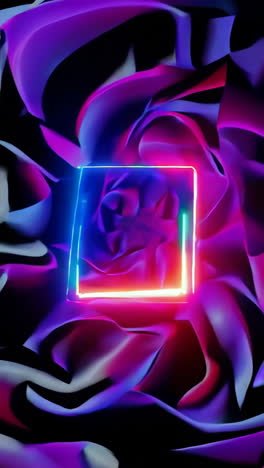 abstract neon square background